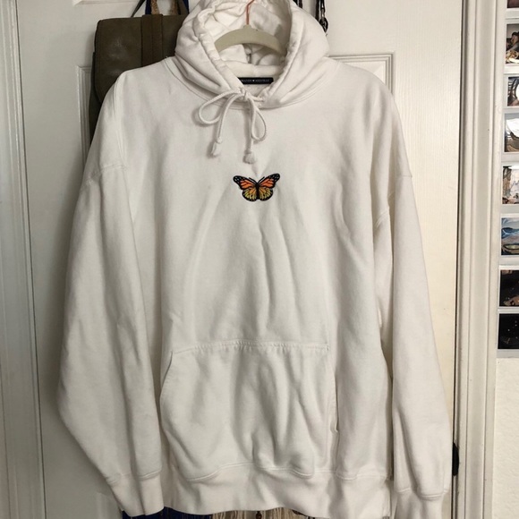 Brandy Melville Tops - Brandy Melville butterfly hoodie